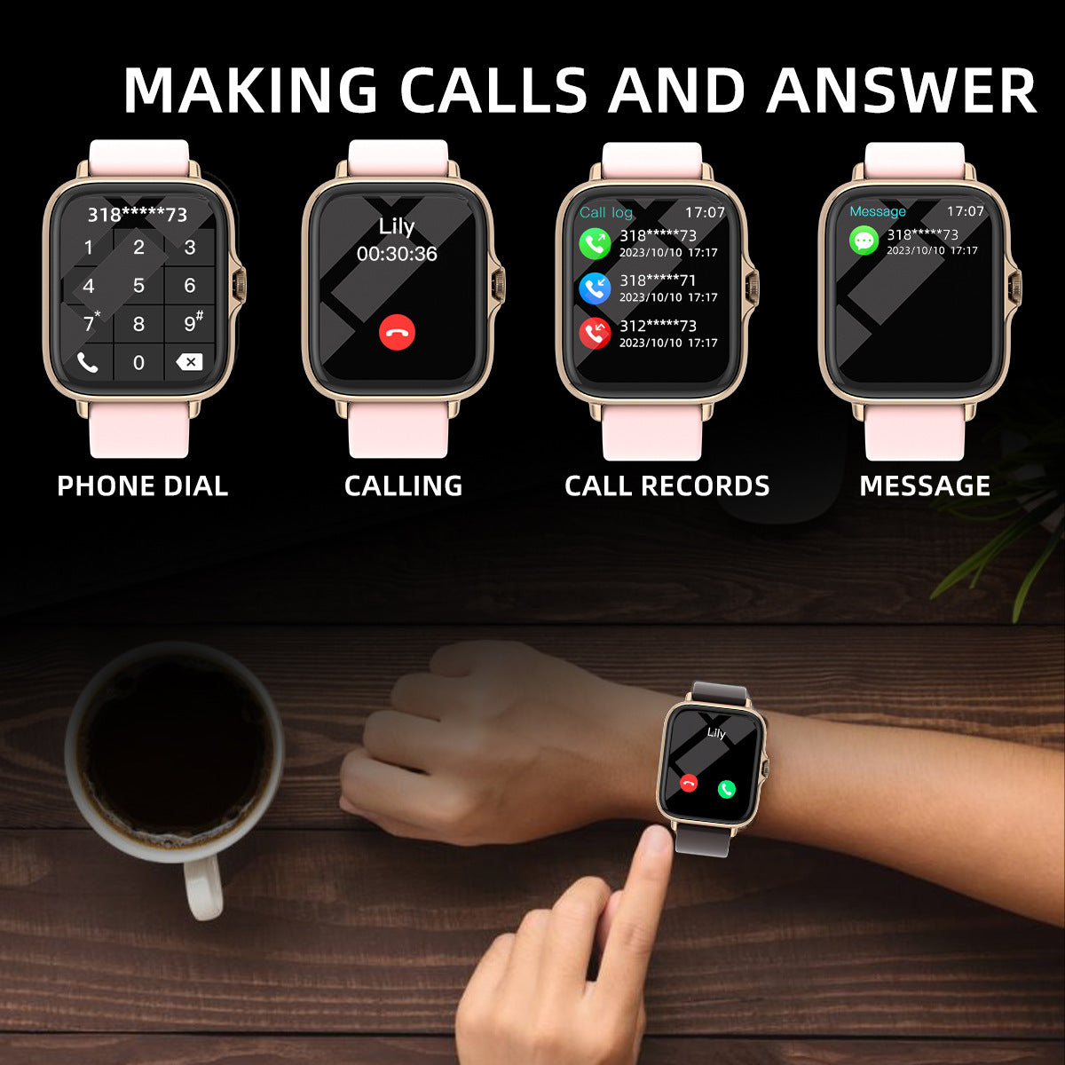 Smart Watch Bluetooth Multifunction Mode Smartwatch