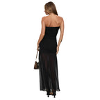 Elegante mesh-buisjurk voor dames