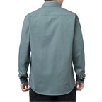 Heren casual overhemd met lange mouwen