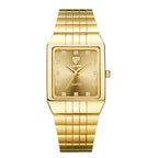 LIEBIG Luxury Stainless Steel Bracelet Golden Quartz Watch Men Women Watches Casual Wristwatches Female Male