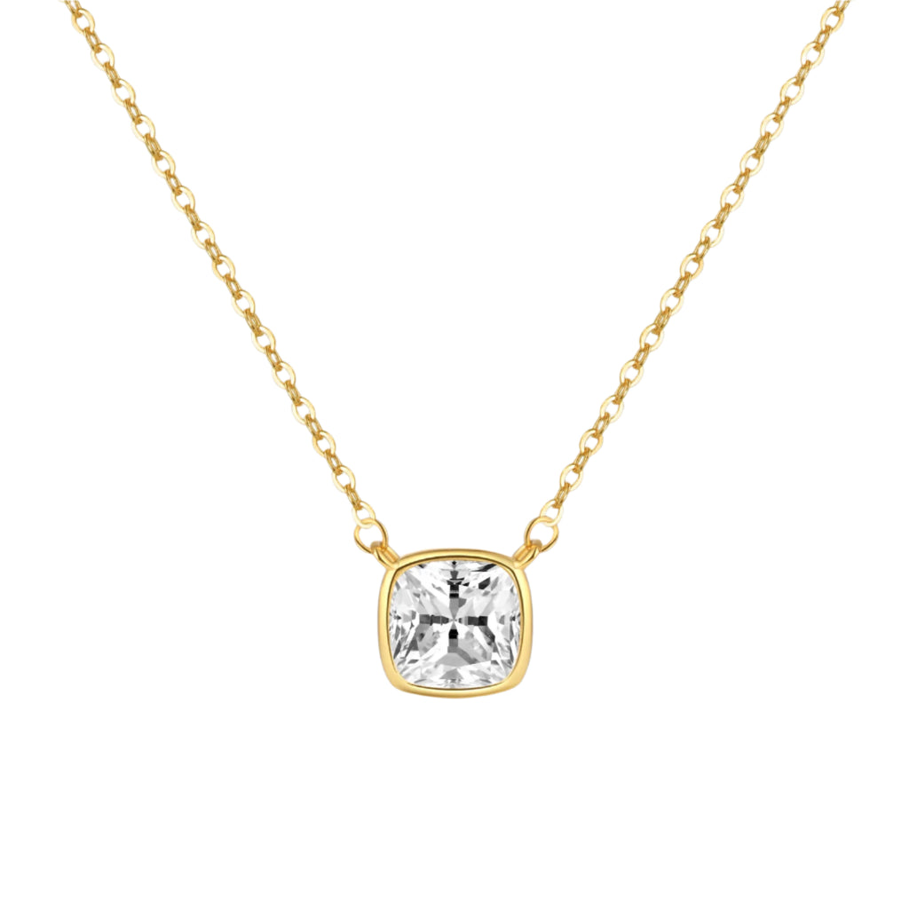 Koreaanse sieraden met diamanten bezette ketting 925 zilver Fairy Temperamental All-match Simple