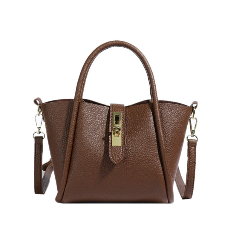 Women's Portable Bucket Shoulder Crossbody Underarm Bag
