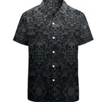 Zomer plus size heren casual mode 3D digitaal geprint overhemd met korte mouwen