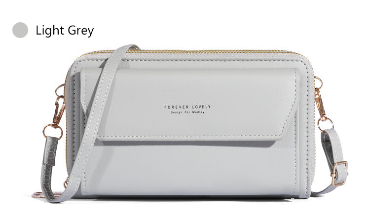 Women's Fashionable Shoulder Bag Original Leather Large Capacity Crossbody Bag Zipper Pocket Women's Shoulder Bag - Acquisti Online