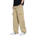 Men's Casual Korean-style Trendy Loose Straight Cargo Trousers - Acquisti Online