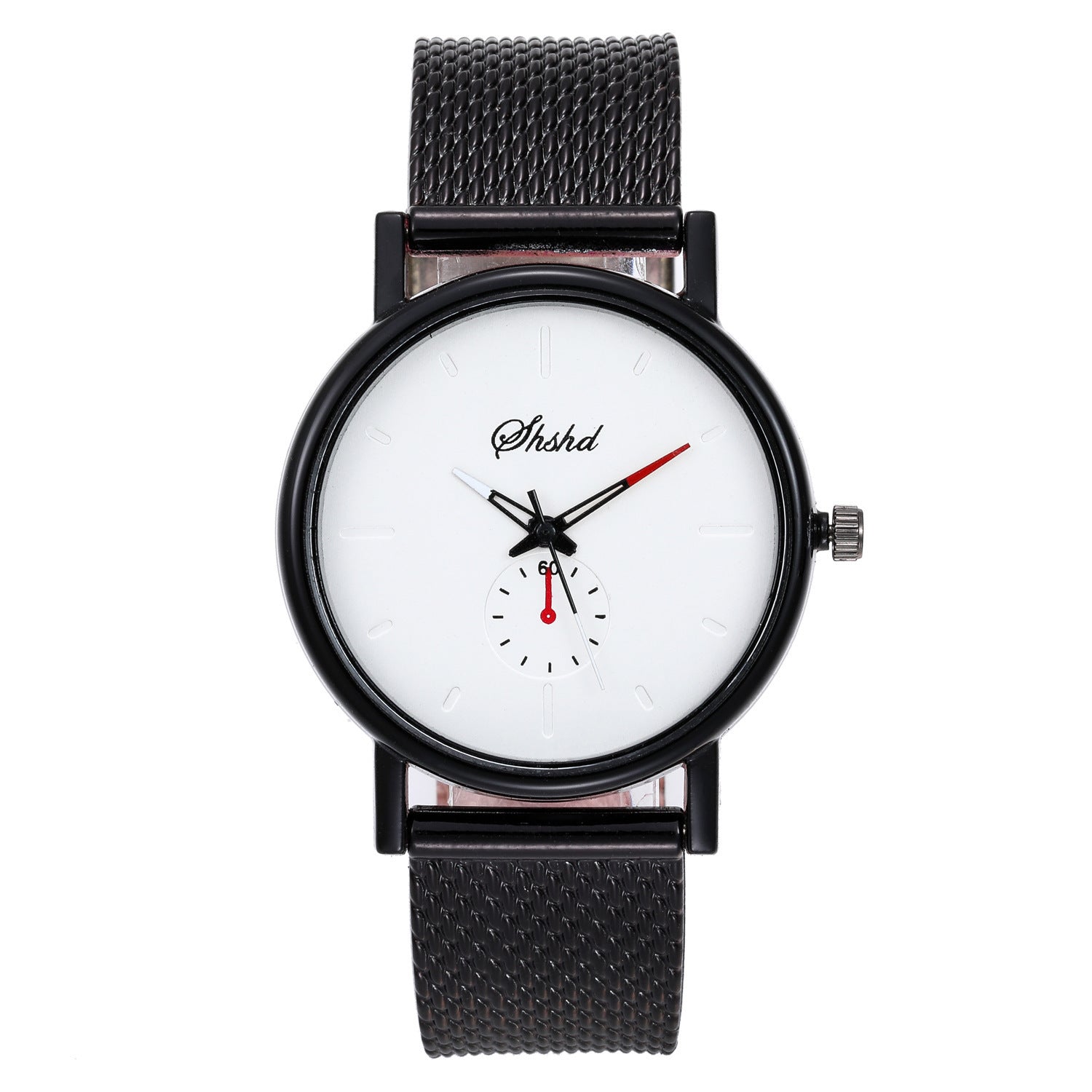 Luxury Wrist Watches For Men Fashion Quartz Watch Stainless Steel Mesh Band Casual Watch