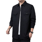 Heren casual overhemd met lange mouwen