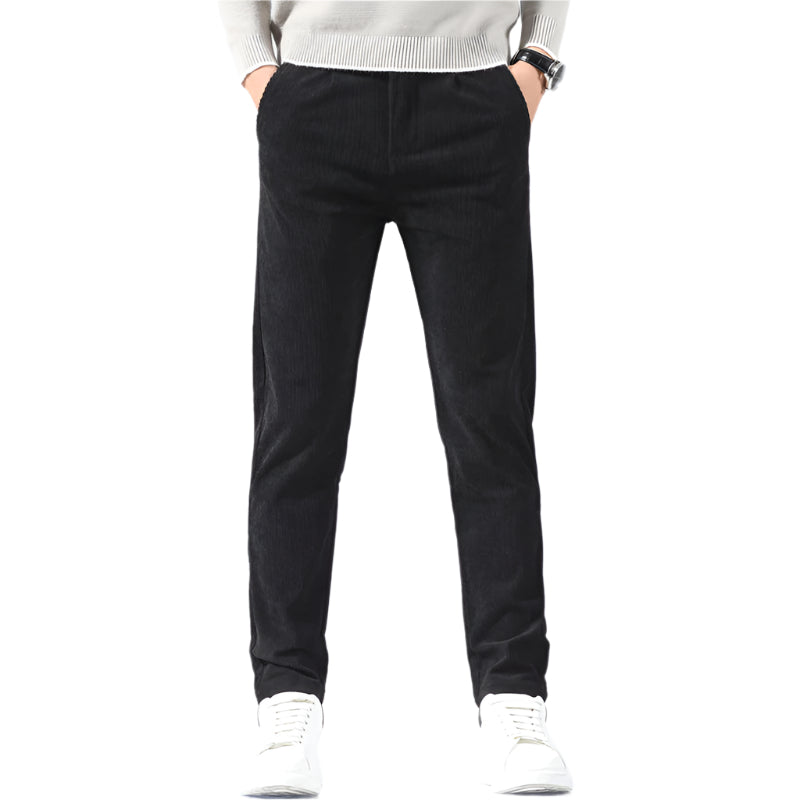 Men' Fashionable Corduroy Spandex Formal Casual Pants Chenille Light Business Formal Fashion Wear Men's Casual Pants - Acquisti Online