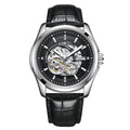 KUERST Automatic Mechanical Watch Double Press Arc Buckle Waterproof Double hollow Luminous Automatic Mechanical Watch