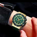 CURREN 8464 Man Fashion Silicone Strap Chronograph Sports Watch - Acquisti Online