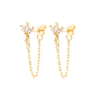 Women's Luxury Butterfly Zircon Ear Stud Earring Fashion Trend