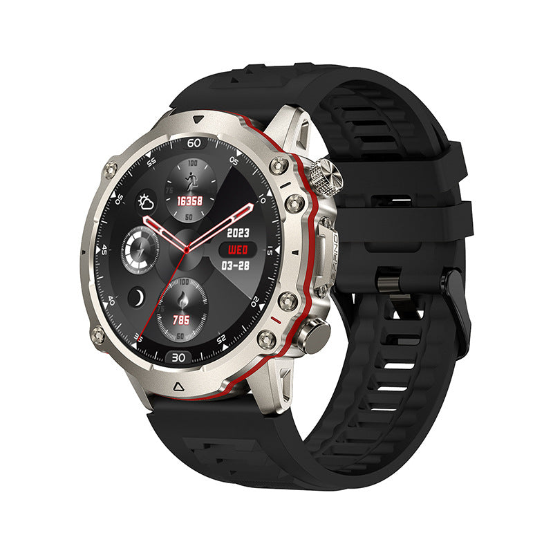 Man Multifunction Sports Bluetooth 1.43 in Amoled Display Smart Watch - Acquisti Online