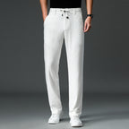 Summer Thin Cotton And Linen Tencel Breathable And Loose Straight White Pants - Acquisti Online