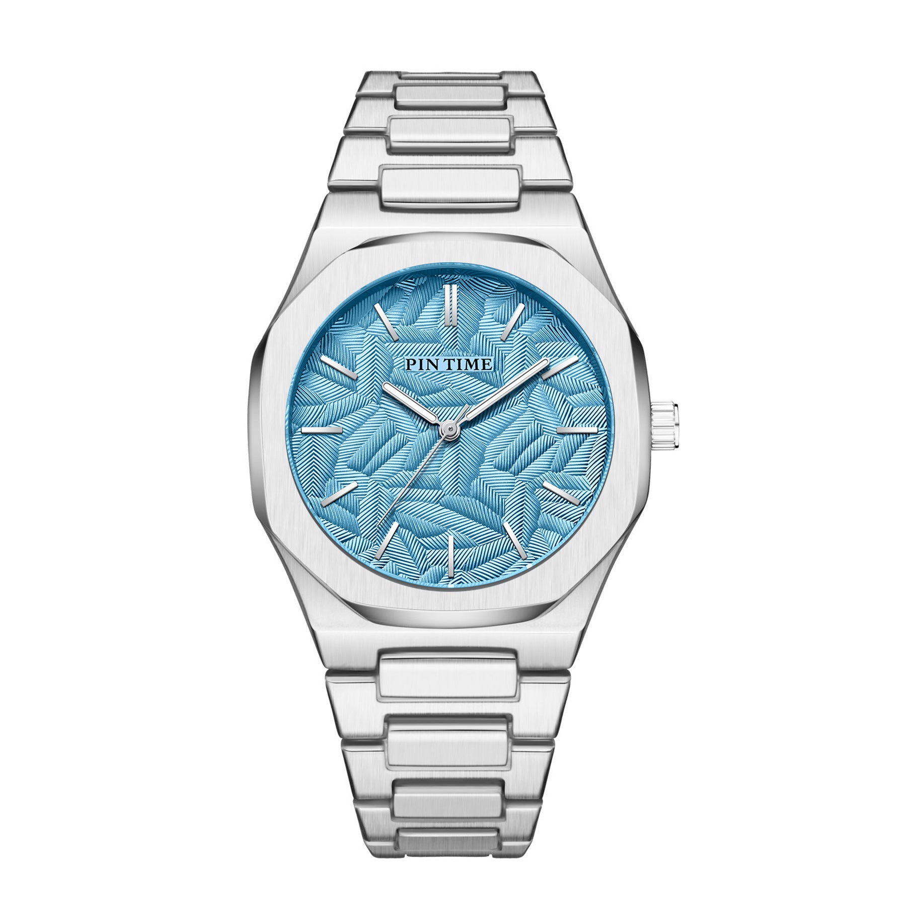 PINTIME Women Fashionable Quartz Watch Stainless Steel Waterproof Luminous Autometic Movemen Women Watch
