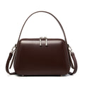 Women's Genuine Leather Shoulder Bag Multi Zipper Pocket Large Capacity Crossbody Bag Fashionable Women's Shoulder Bag