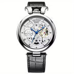 LIGE Creative Quartz Watches Fashion Casual Waterproof Auto Date Leather Men Watch Luxury Watch for Men - Acquisti Online
