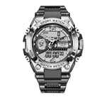 Men's LIGE Men's Military Watch Top Brand 50m Waterproof Wristwatch LED Alarm Sports Watches Casual Watch Men Male Relógios Masculino Shock Military Sports Watches - Acquisti Online