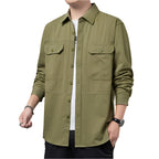 Heren casual overhemd met lange mouwen
