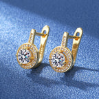 Fashion Design European And American Zircon Earrings For Women's