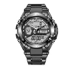 Men's LIGE Men's Military Watch Top Brand 50m Waterproof Wristwatch LED Alarm Sports Watches Casual Watch Men Male Relógios Masculino Shock Military Sports Watches - Acquisti Online