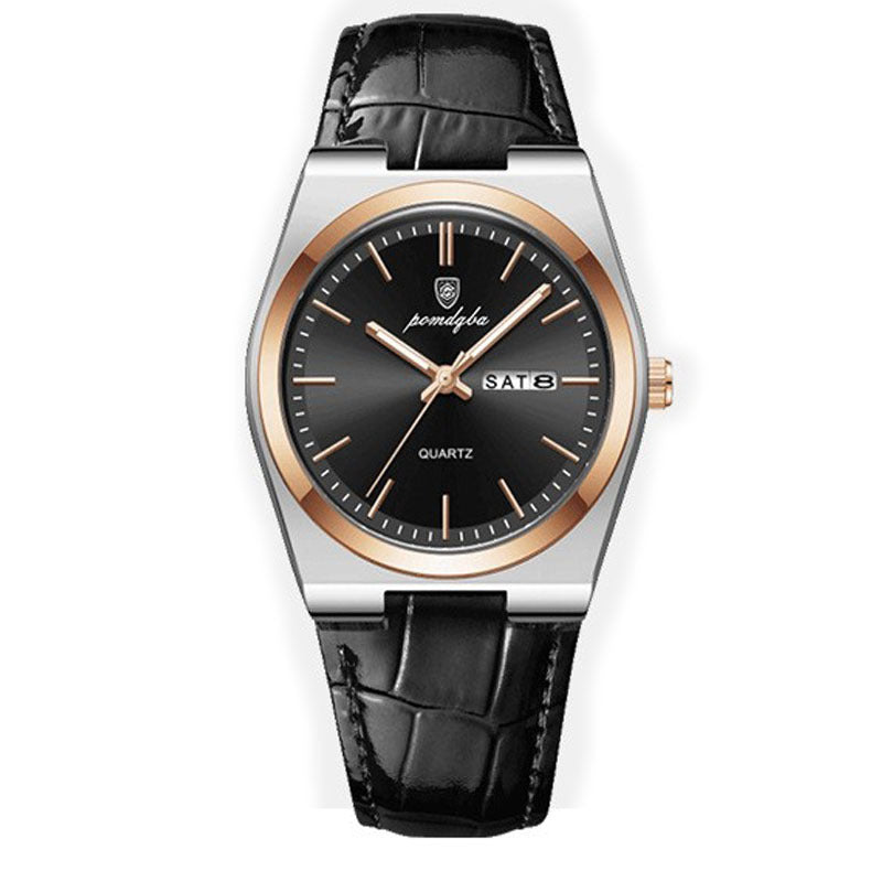 Orologio da polso da uomo Poedagar, sportivo, al quarzo, in acciaio inossidabile, impermeabile, con data, orologi da uomo, bracciali