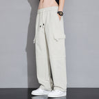 Men's Casual Korean-style Trendy Loose Straight Cargo Trousers - Acquisti Online