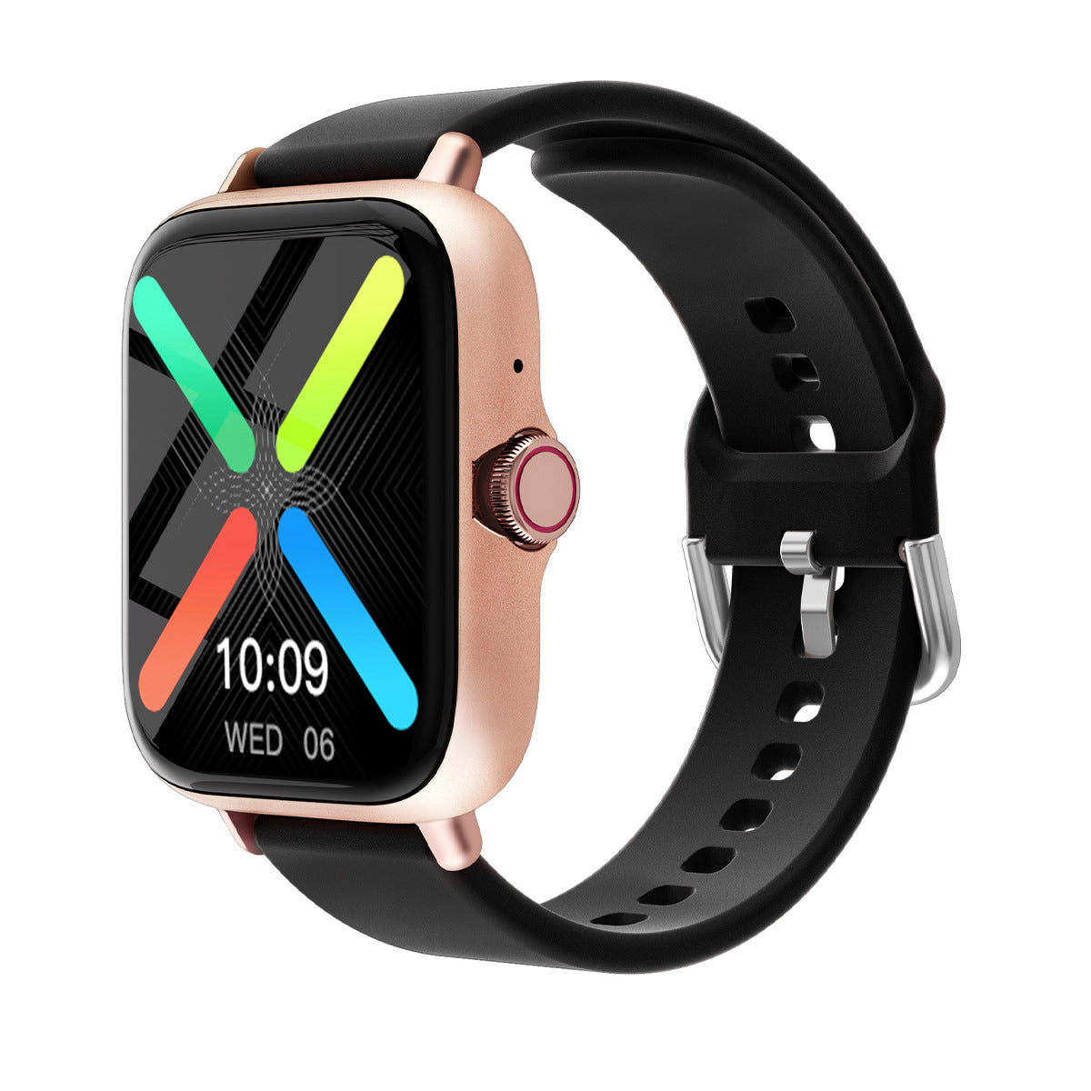 Orologio intelligente con cardiofrequenzimetro, pressione sanguigna, braccialetto sportivo