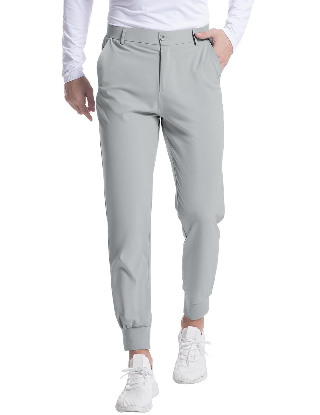 Fashionable Men's Stretch Jogging Slim Trousers