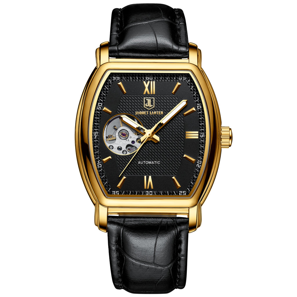 Men's Mechanical Waterproof Business Clock Luxury Skeleton Automatic Mechanical Wristwatches for Men