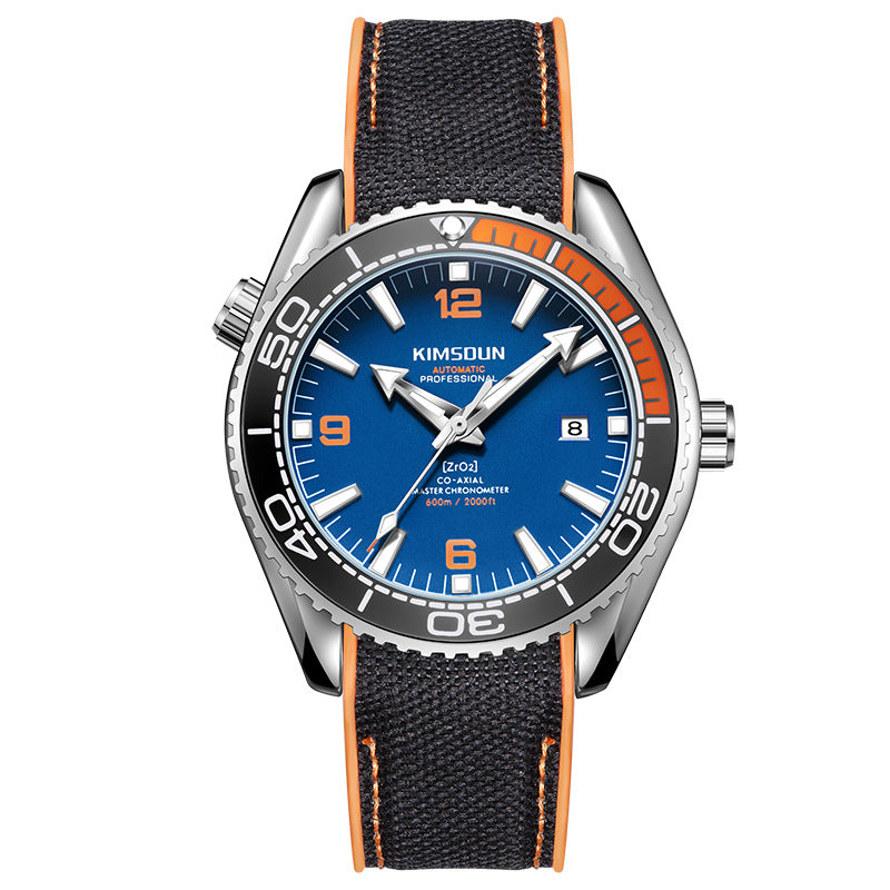 KIMSOUN Orologio meccanico automatico di lusso da uomo, orologio sportivo da uomo, orologio impermeabile per uomo.
