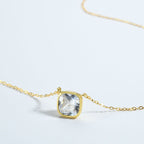 Koreaanse sieraden met diamanten bezette ketting 925 zilver Fairy Temperamental All-match Simple