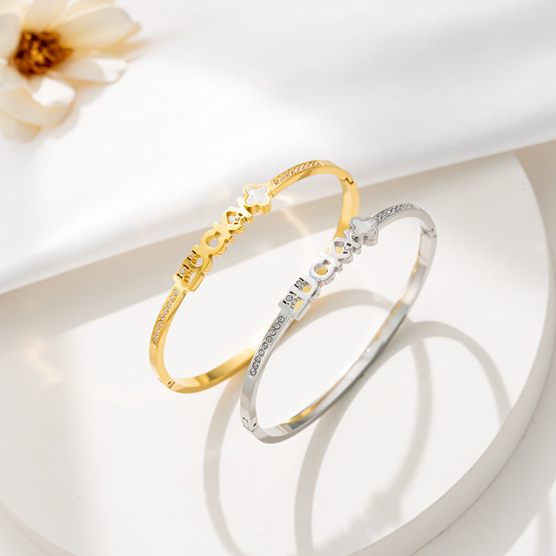 Women's Non-fading Gold Plated Bracelet