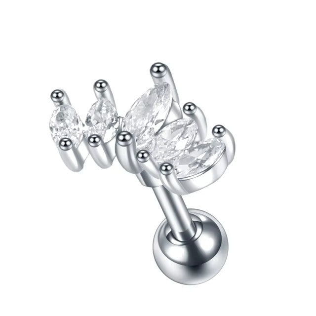 Stainless Steel Micro-inlaid Special-interest Design Butterfly Zircon Earrings - Acquisti Online