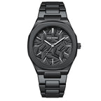 PINTIME Women Fashionable Quartz Watch Stainless Steel Waterproof Luminous Autometic Movemen Women Watch