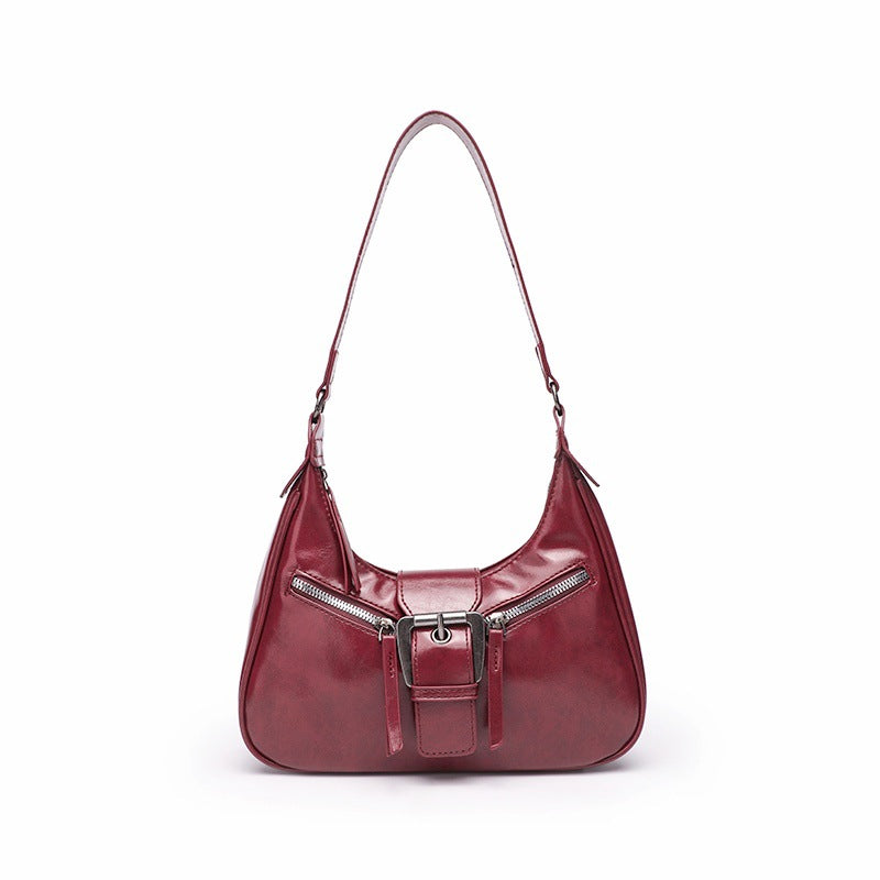 Modieuze dames crossbodytas met grote capaciteit, originele leren dames schoudertas, dames schoudertas