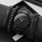 Men Watch Set Fashion Casual Business Quartz Watch Fashion Casual Bracelet Wrist watches full set box