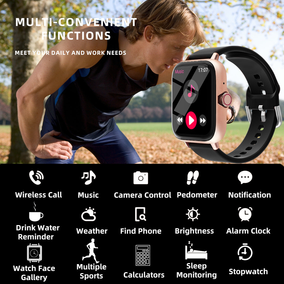 Smartwatch Bluetooth Multifunzione