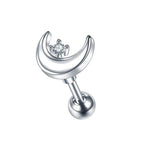 Stainless Steel Micro-inlaid Special-interest Design Butterfly Zircon Earrings - Acquisti Online