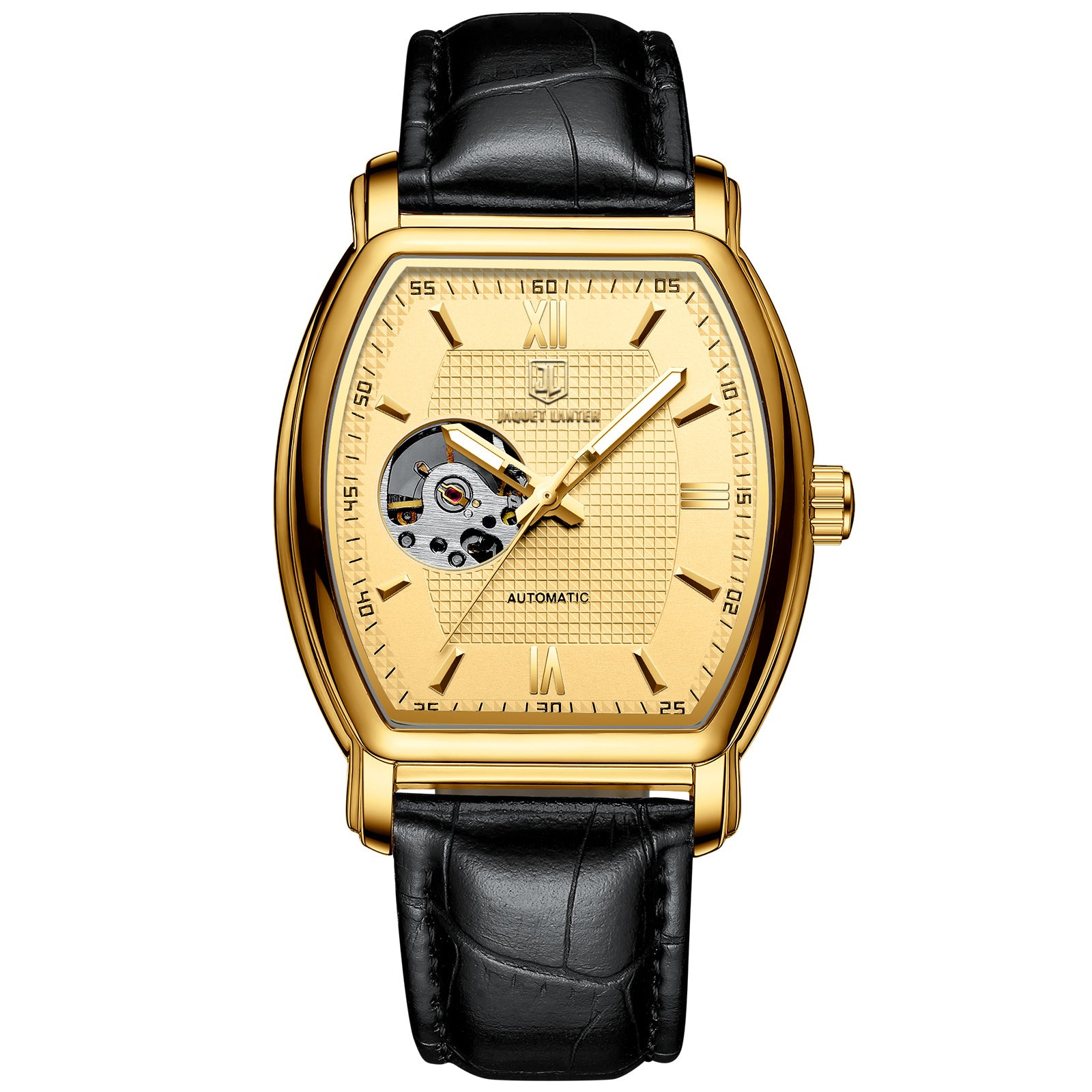 Men's Mechanical Waterproof Business Clock Luxury Skeleton Automatic Mechanical Wristwatches for Men