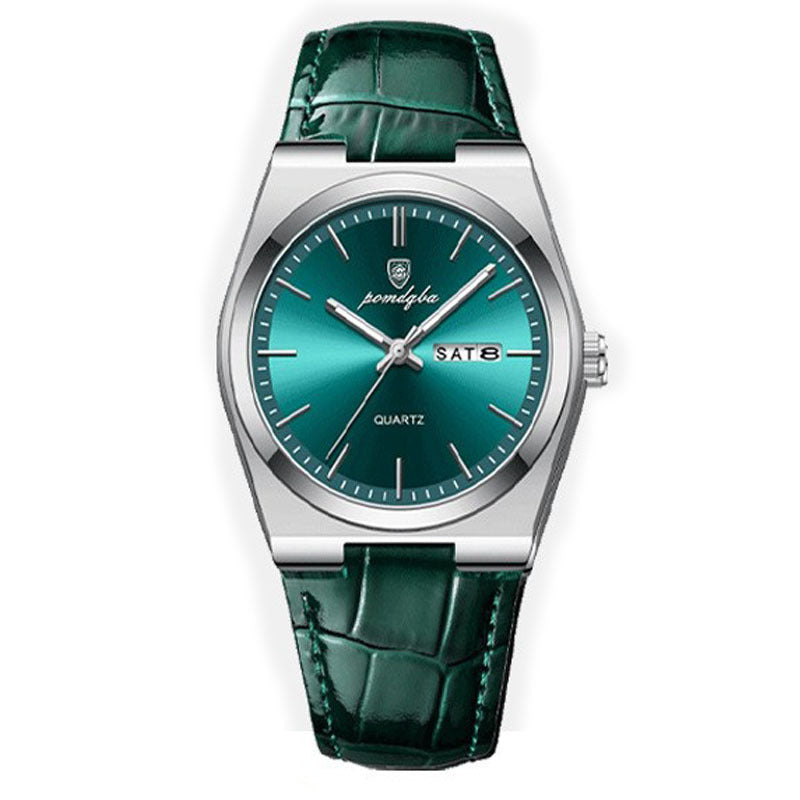 Orologio da polso da uomo Poedagar, sportivo, al quarzo, in acciaio inossidabile, impermeabile, con data, orologi da uomo, bracciali