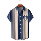 Herenshirt Bowling 3D Digitaal Geprint Shirt