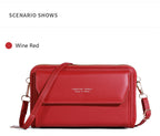 Women's Fashionable Shoulder Bag Original Leather Large Capacity Crossbody Bag Zipper Pocket Women's Shoulder Bag - Acquisti Online