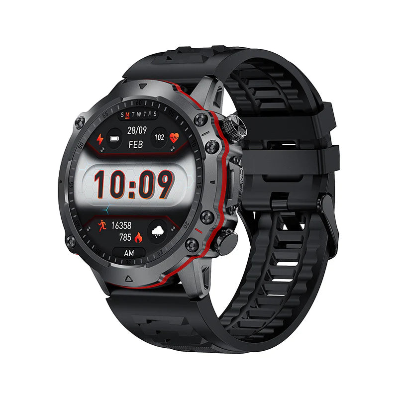 Man Multifunction Sports Bluetooth 1.43 in Amoled Display Smart Watch - Acquisti Online