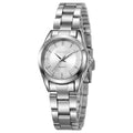 CHRONOS Dameshorloge Luxe design quartzhorloge Roestvrijstalen polshorloges Modieus dames quartzhorloge