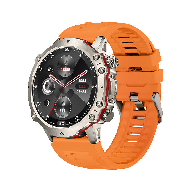 Man Multifunction Sports Bluetooth 1.43 in Amoled Display Smart Watch - Acquisti Online
