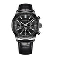 BANGWEI Men's Watch Fashion Casual Sports Military Business Leather Waterproof Quartz Wristwatches Clock Multifunctional Waterproof Luminous Watch - Acquisti Online
