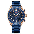 Mini Focus New Luxury Men's Analog Quartz Stainless Steel Waterproof Luminous Classic Men's Watch