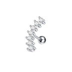 Stainless Steel Micro-inlaid Special-interest Design Butterfly Zircon Earrings - Acquisti Online