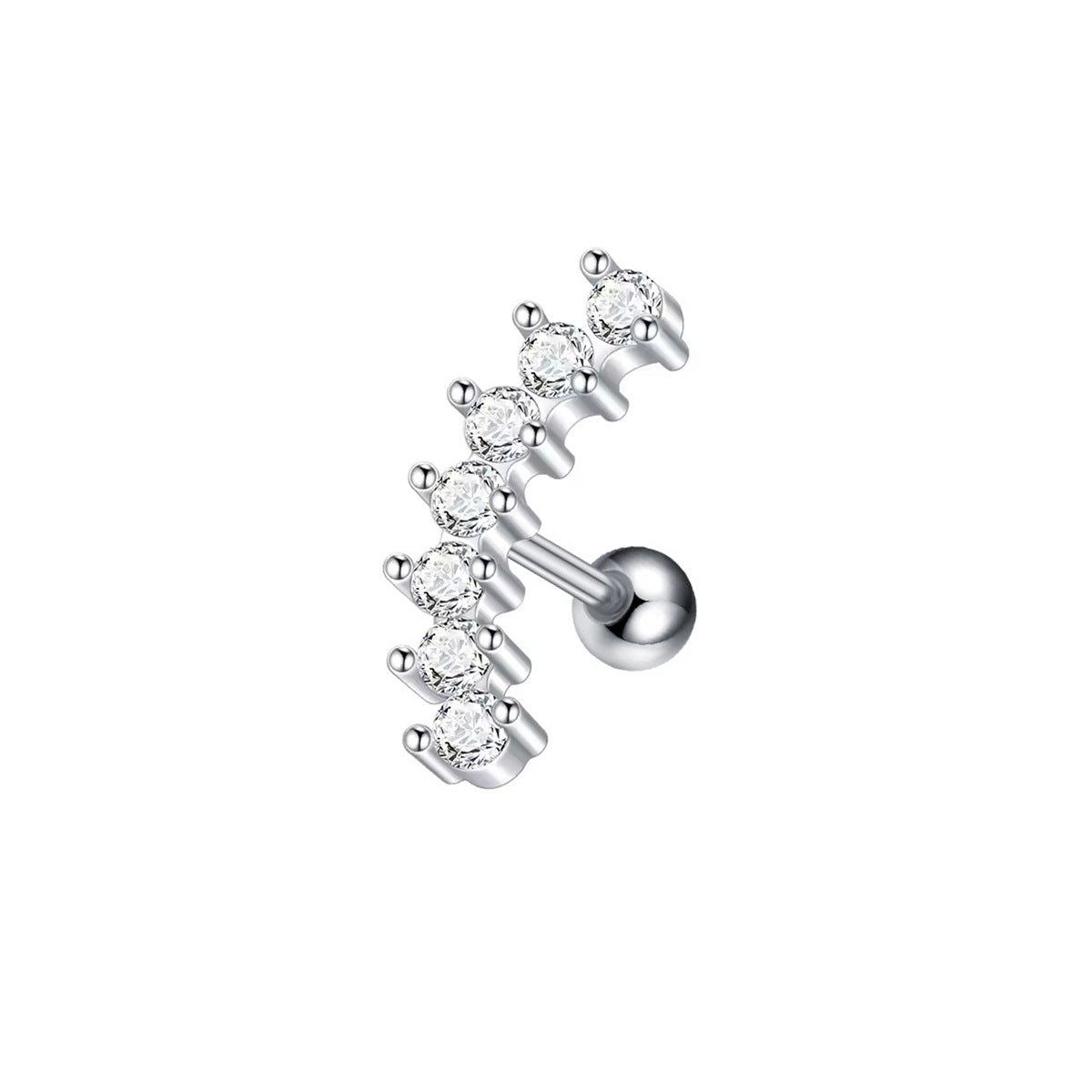 Stainless Steel Micro-inlaid Special-interest Design Butterfly Zircon Earrings - Acquisti Online