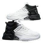 Men's Sports Casual Thick Bottom Wear-resistant High-top Shoes